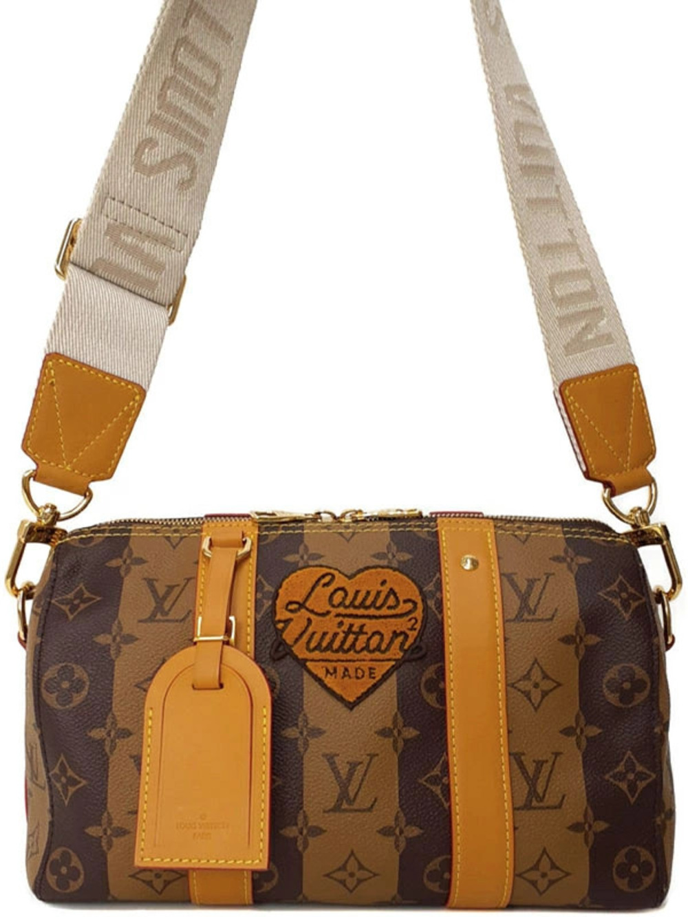Louis Vuitton Monogram Strap City Keepall Shoulder Bag